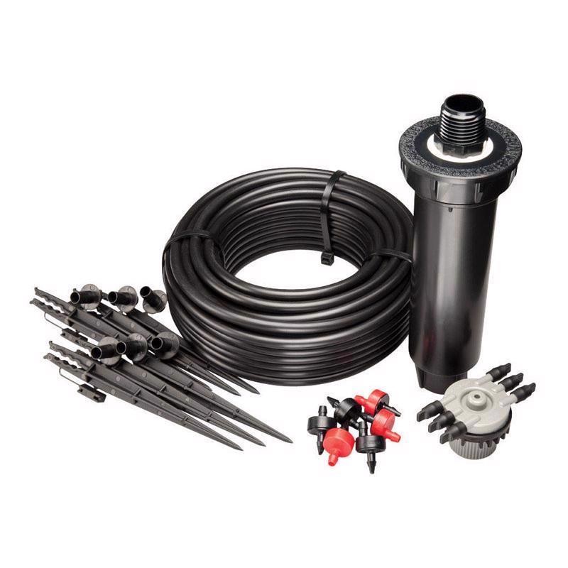 Rain Bird Drip Irrigation & Emitter Kit w/ Filter & Regulator