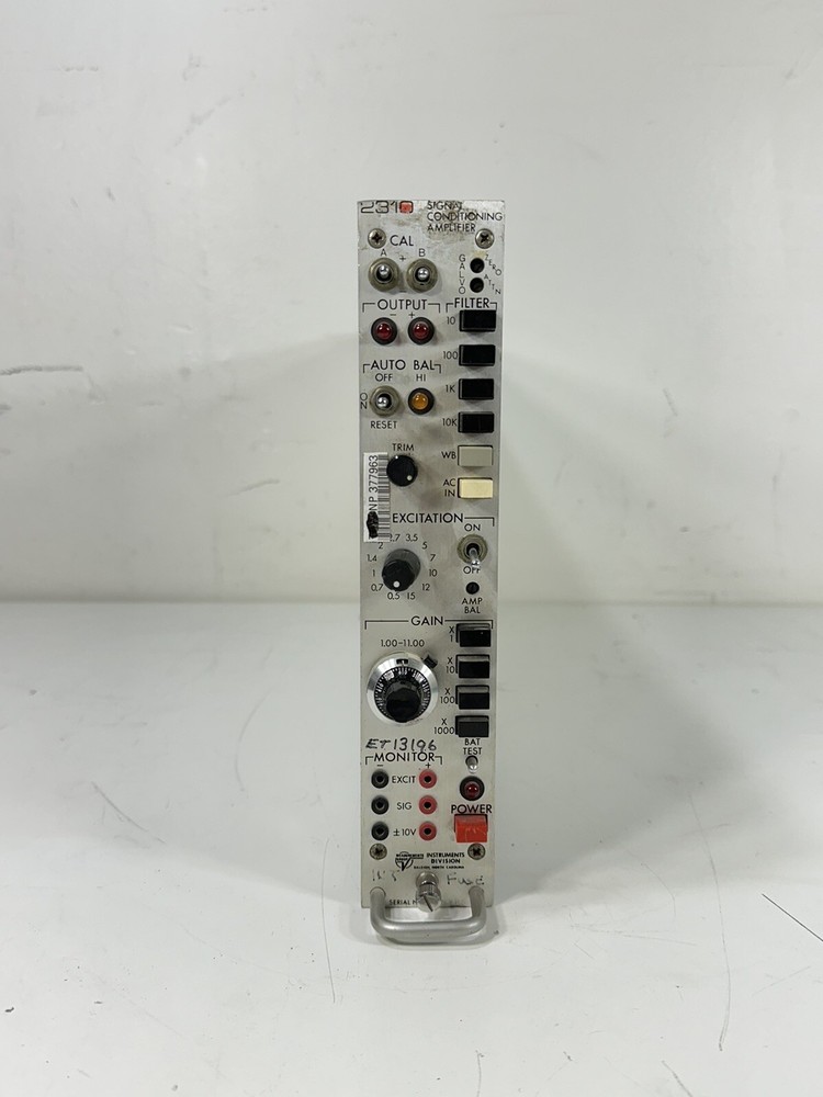 UNTESTED Vishay Measurements Group 2310 Signal Conditioning Amplifier Module #5