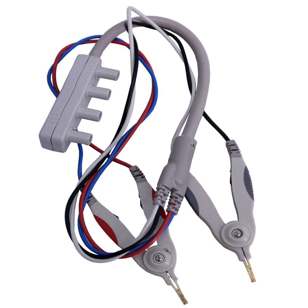 Handheld Micro Ohm Meter DC Voltage Battery Resistance Tester Data Hold Function