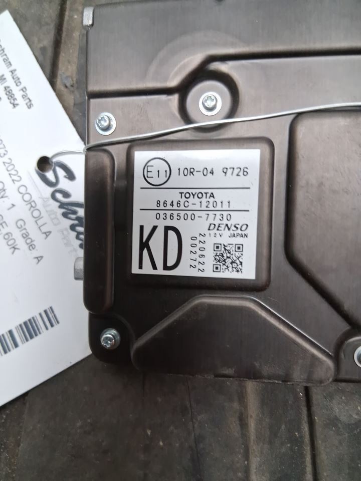 Camera/Projector Hatchback Camera Front Fits 19-24 COROLLA 3169699