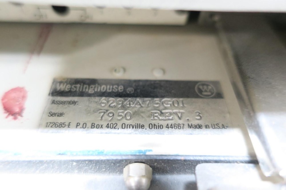 Westinghouse 6294A75G01 Chart Recorder