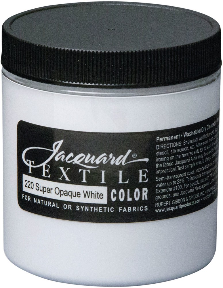 Jacquard Textile Super Opaque White 8oz-