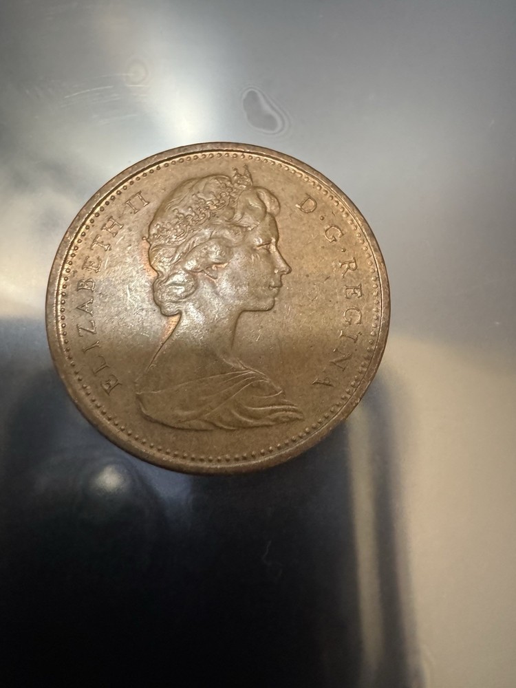 1967 ELIZABETH II CANADA SMALL CENT SKU:15