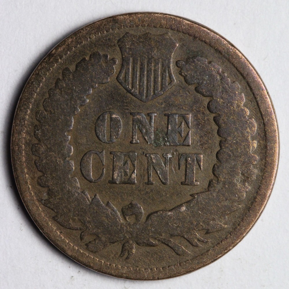 1874 Indian Head Cent Penny GOOD+ E138 AGM