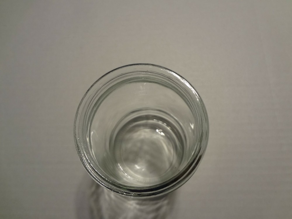 Empty Glass Candle Jar with No Lid