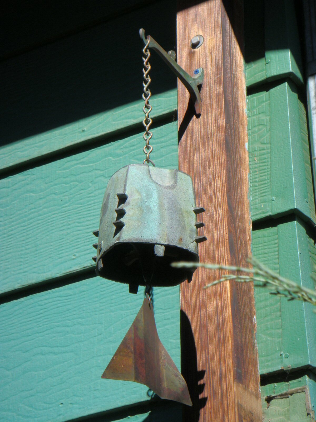 Soleri 9" Patina Replacement Hanging Chain for Mid-Size Bronze Wind Bell / Chime