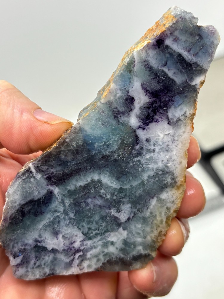 Fluorite slab Cabbing Lapidary Combo Ship Avail