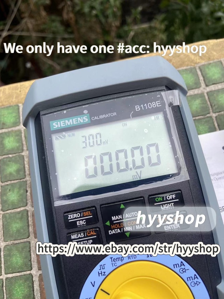 1pcs SIEMENS B1108E handheld multimeter process calibrator/hyy