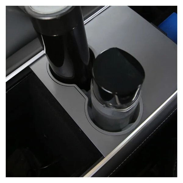 Tesla Model 3 2017-2023 & Model Y Front Console Water Cup Holder Liner Insert