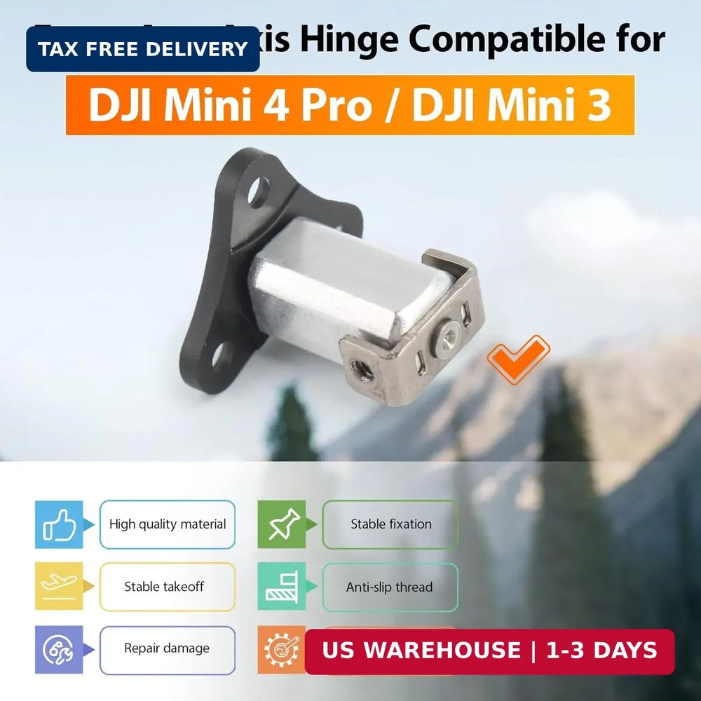 Front Arm Axis Replacement for DJI Mini 4 Pro/Mini 3 Front Arm Hinges Arm Shaft