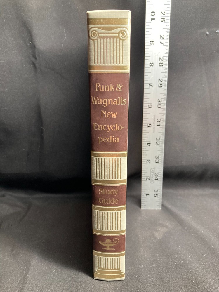 Funk & Wagnalls New Encyclopedia Study Guide Book Hidden Compartment Storage