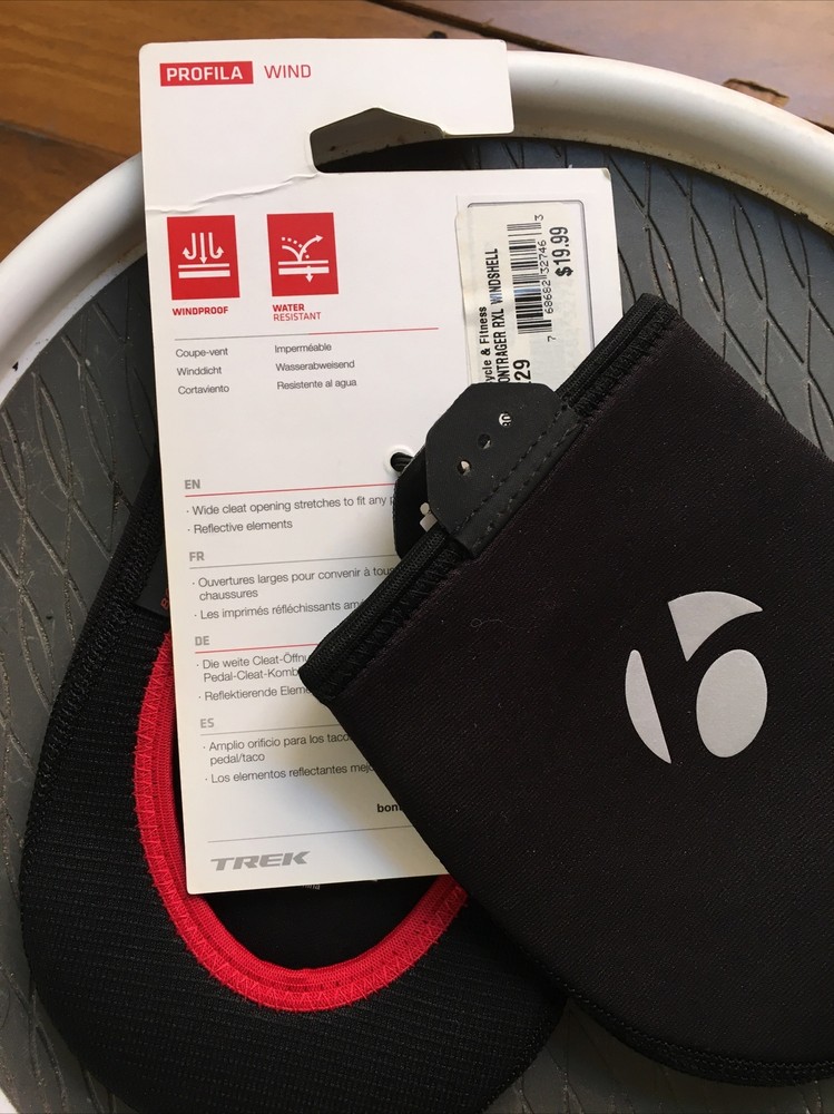 profiles wind Bootie Wind shell Toe Cover. Black. a348