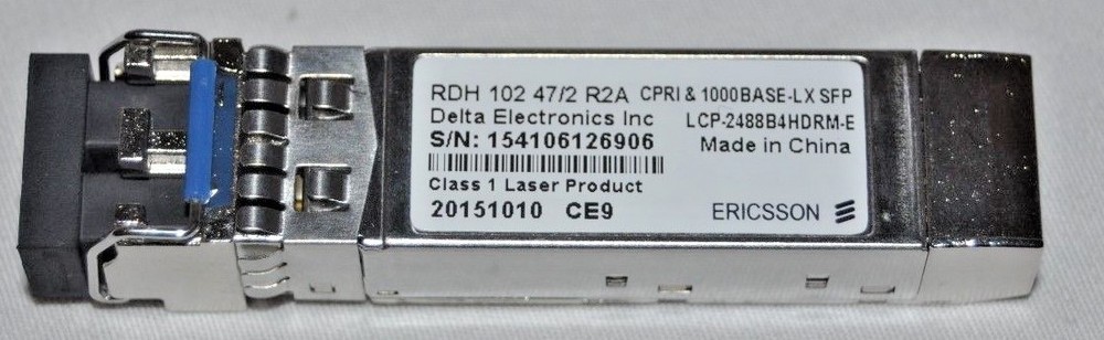 Optical Transceiver Module RDH 102 47/2 R2A Ericsson Delta Electronics SFP