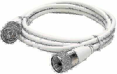 Seachoice 5' White Coaxial Antenna Cable Assembly Include Fitting on Both 19781