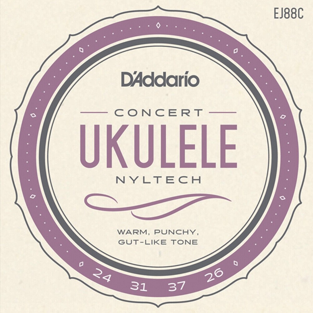 D'Addario Ukulele Strings Nyltech Concert EJ88C Uke