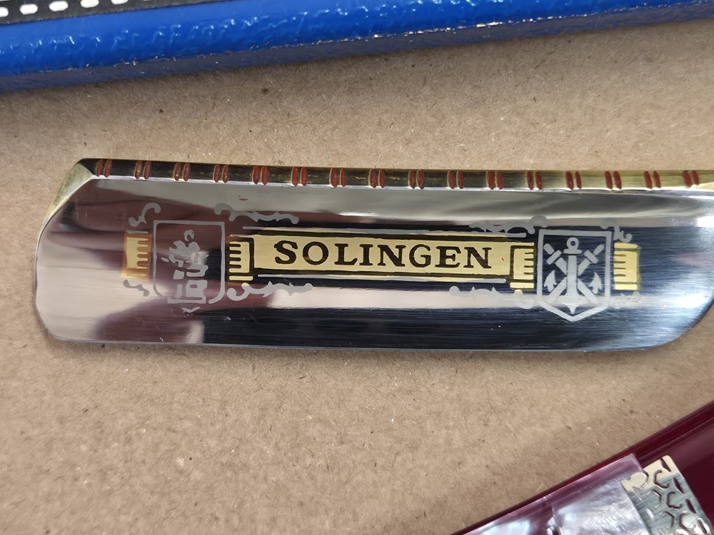 Solingen Germany Bismarck Straight Razor