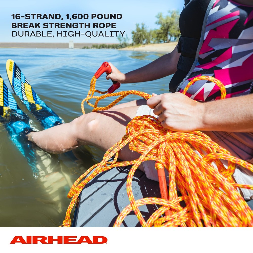 NEW AIRHEAD DBL HANDLE SKI ROPE AHSR6