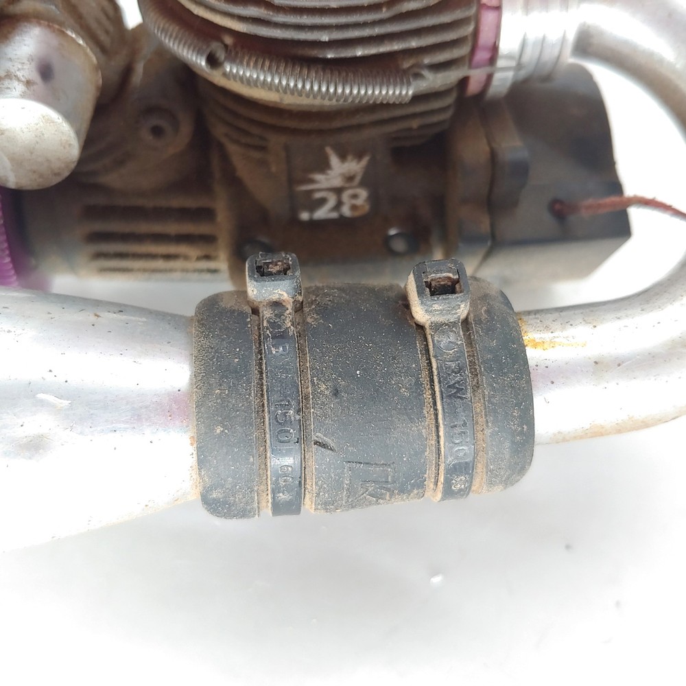 Dynamite Big Red .28 Nitro Engine w/ Exhaust Pipe, Filter & Carb (Used)