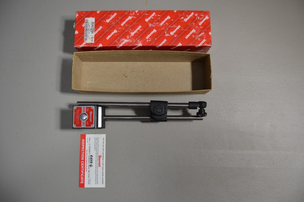 Starrett Catalog #657D Magnetic base indicator holder
