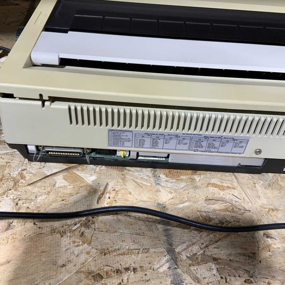 Vintage Tandy DMP 430 Wide Format Dot Matrix Printer