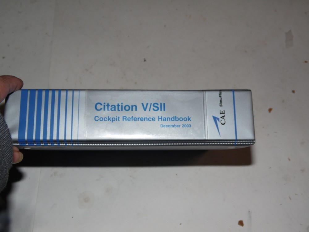 Citation V / SII Cockpit Reference Handbook 2003