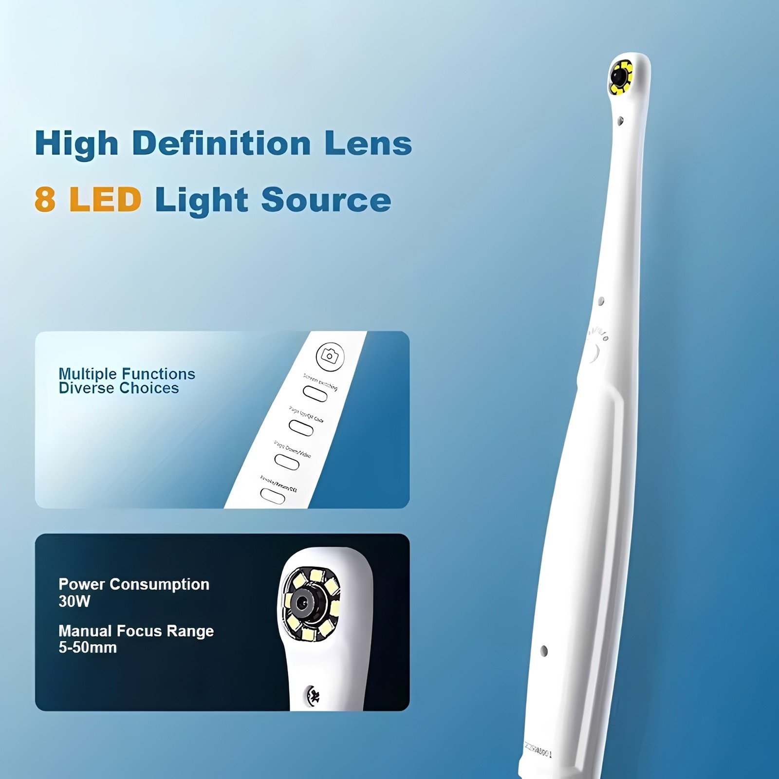 Endoscope Digital Viewer Intraoral Camera for Dental Chair Wifi Monitor