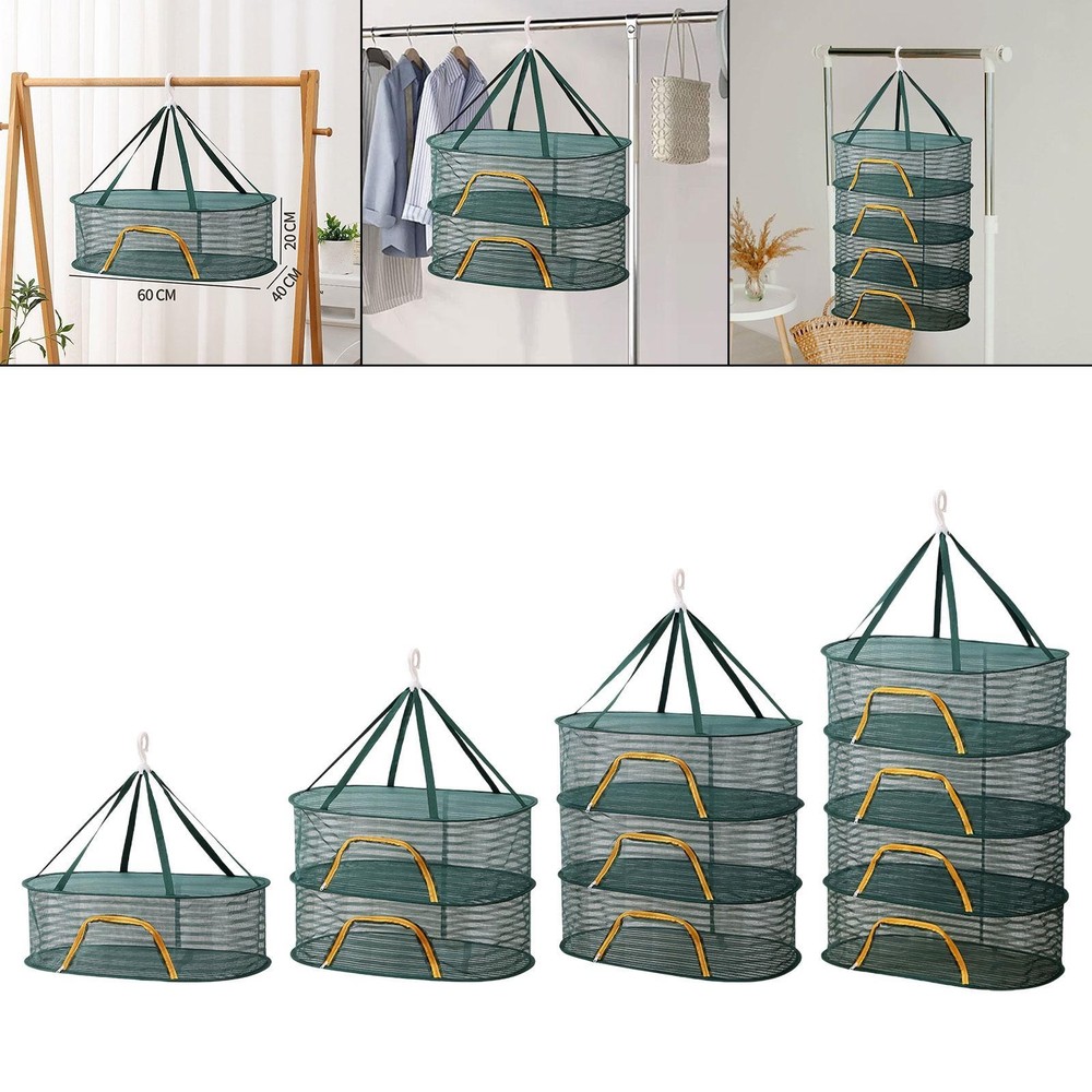 Fishing Drying Net Dry Basket Multifunction Windproof Dryer Fish Drying Net