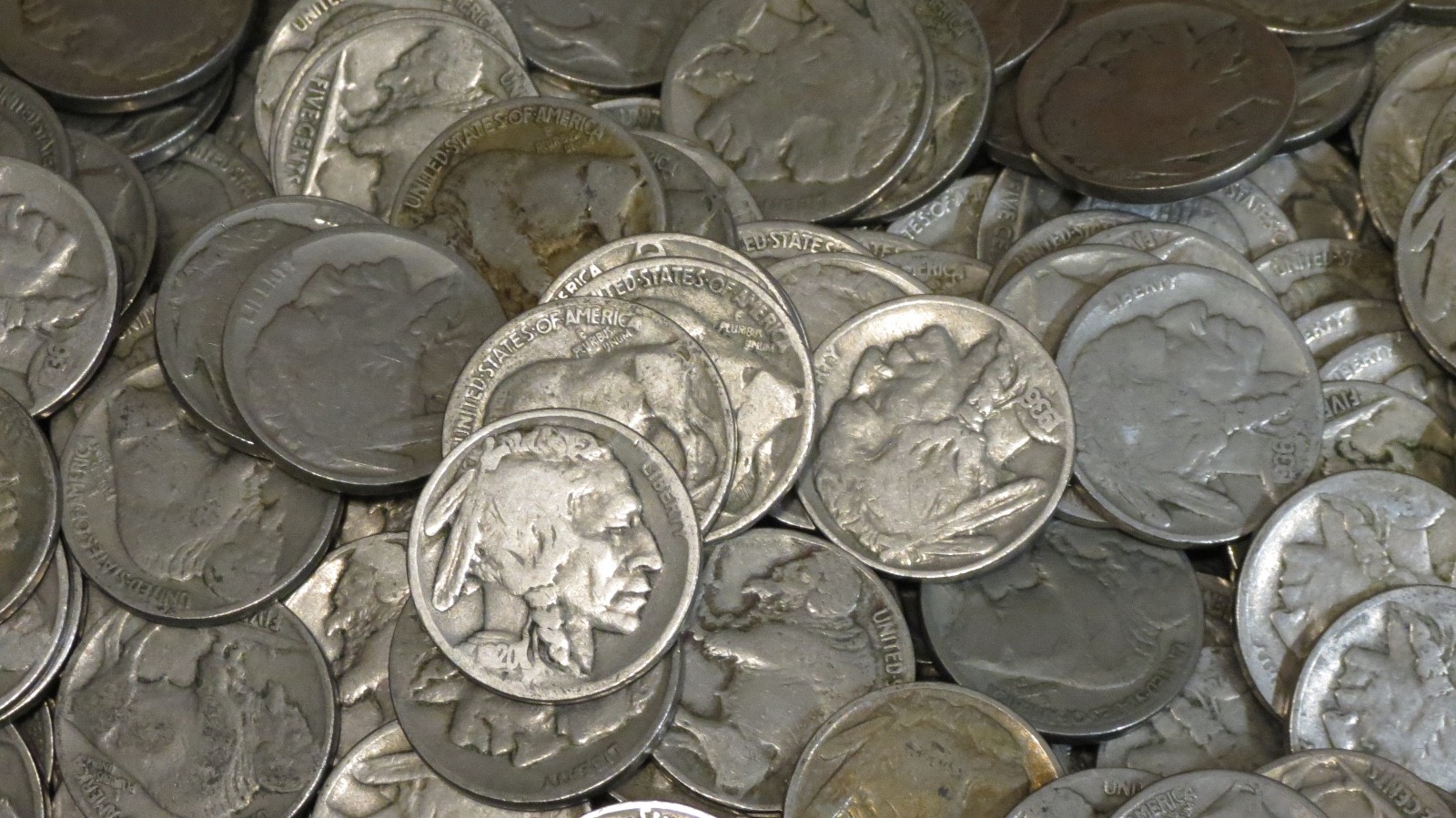 500 Buffalo Nickels Bulk Lot P Mint Only Part Date to Strong Part Date 5c Coins