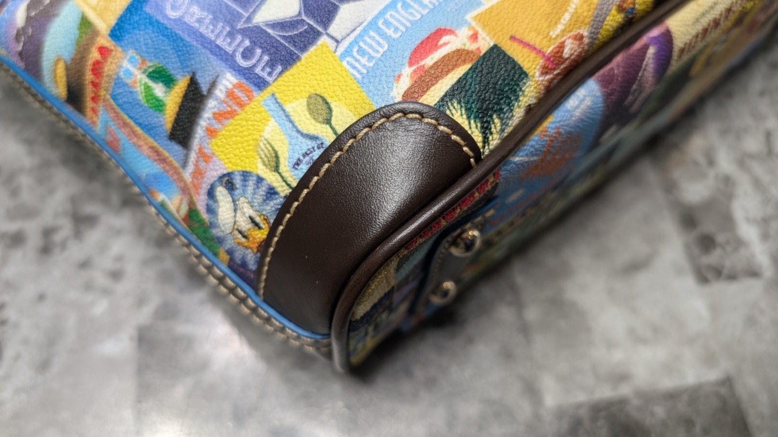 Dooney & Bourke Limited Edition Disney Food & Wine Festival Purse Tote Rare