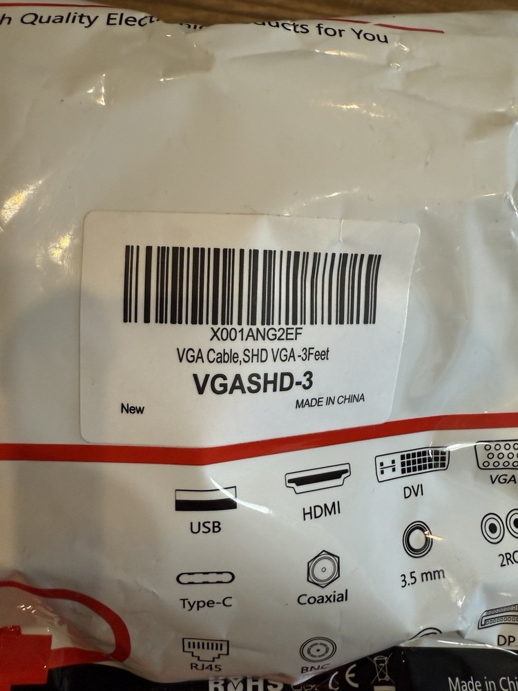 VGA Cable SHD VGA 3Ft - A0136