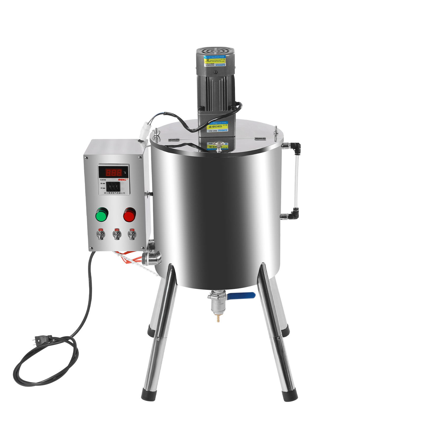 Heating Mixing Filling Machine 30L Stirring Tank Lipstick Paste Filler