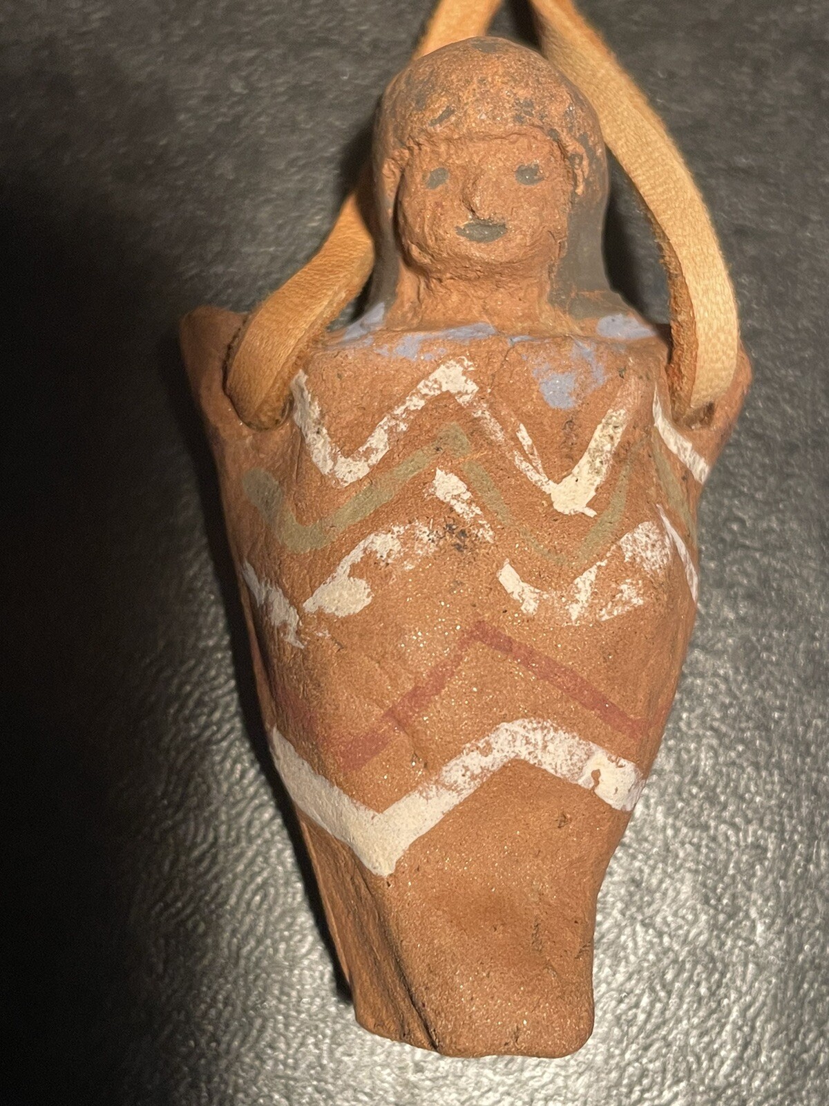 Early Hand Cast Papoose Effigy Pendant