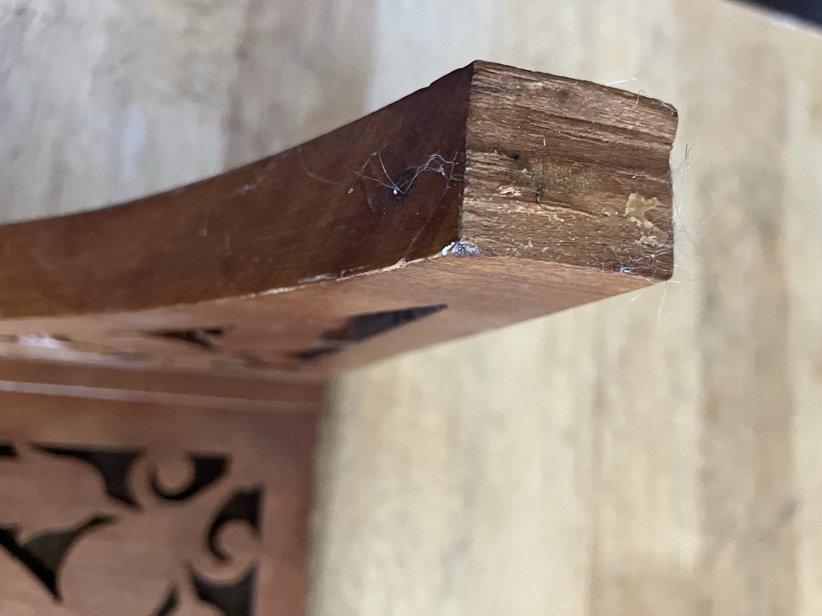 Carved Wooden Bracket Corner Piece Set Victorian Furniture Architectural Salvage