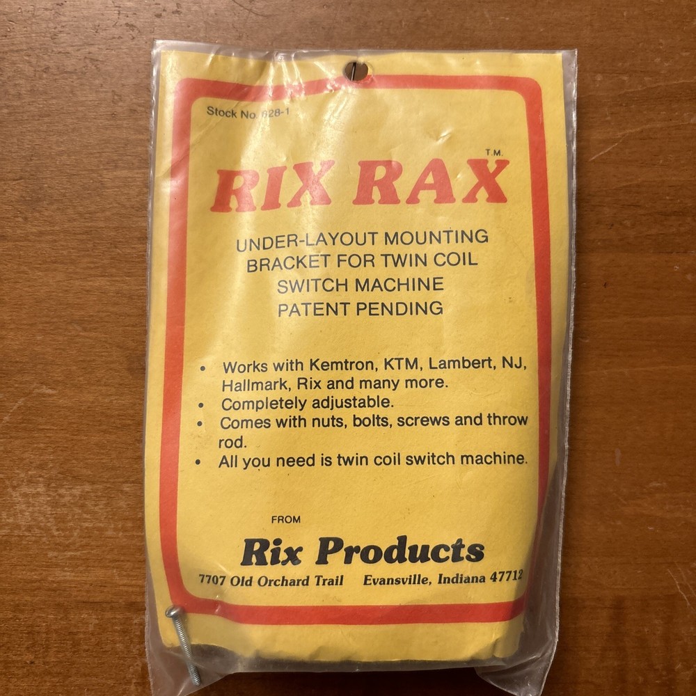RIX Rax  628-1  Under-Layout Mounting Brackets Switch Mounting brackets Sealed