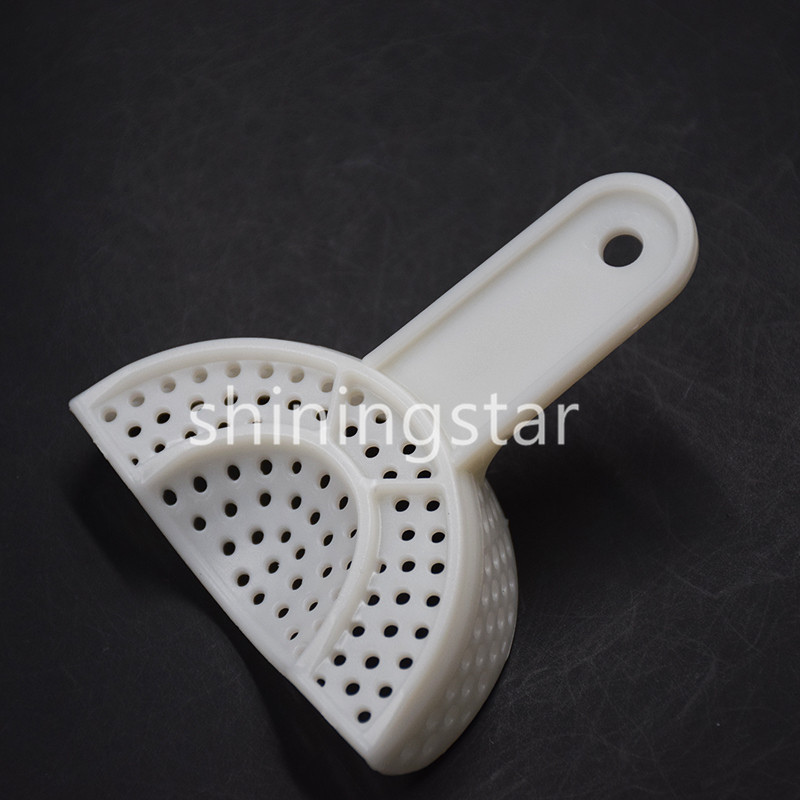 1 Pair Dental Plastic Impression Anterior Trays Model Upper & Lower