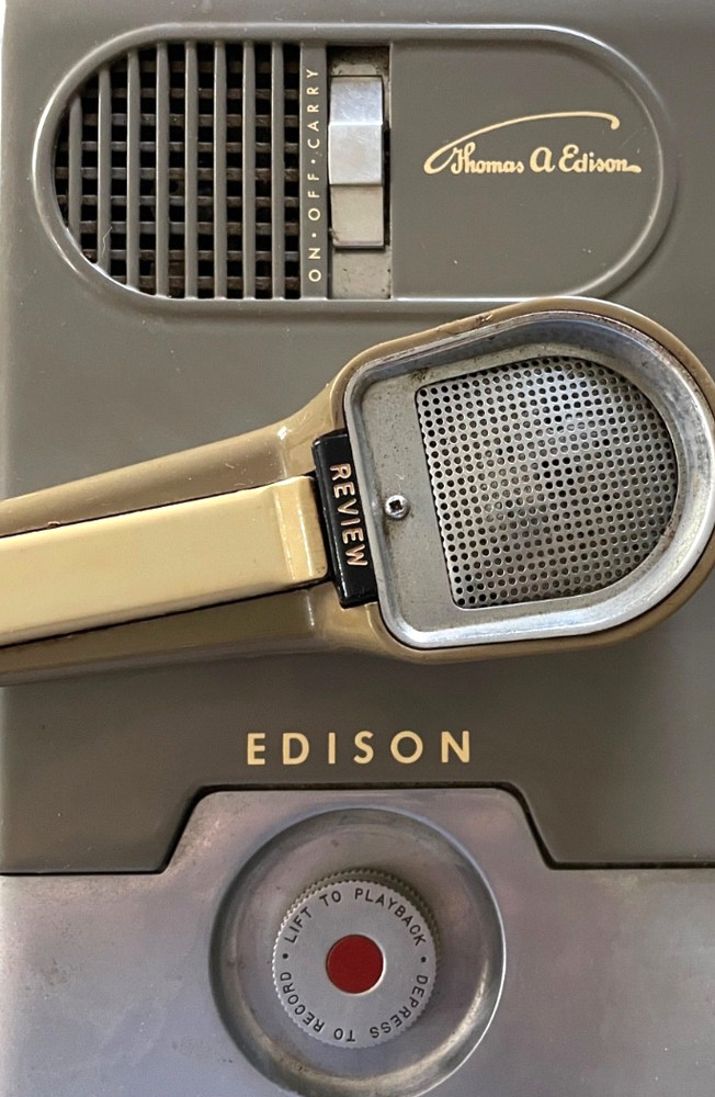 Antique Thomas A. Edison Voicewriter UNTESTED!