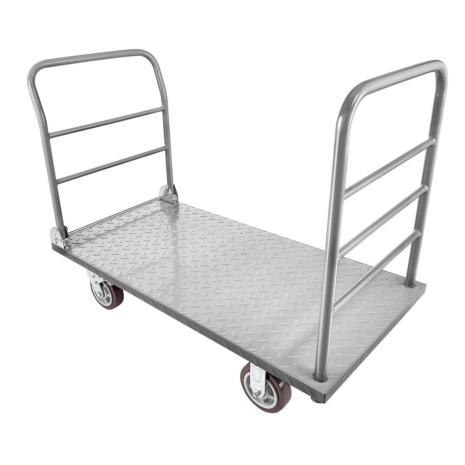 Uimoso Heavy Duty Foldable Platform Cart, 2650 lbs Capacity with Wheels