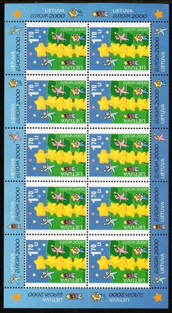 LITHUANIA MNH 2000 Europa Sheetlet