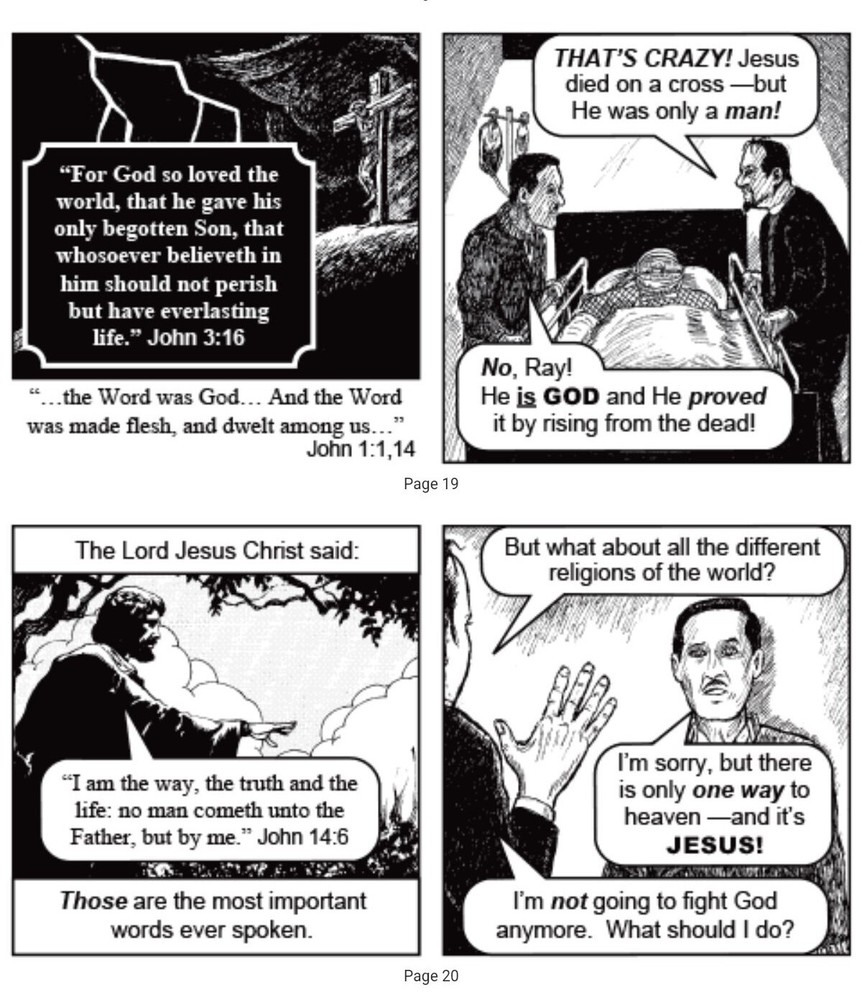 ONE WAY! | JACK T CHICK | BASIC GOSPEL BIBLE TRACK | BASIC GOSPEL