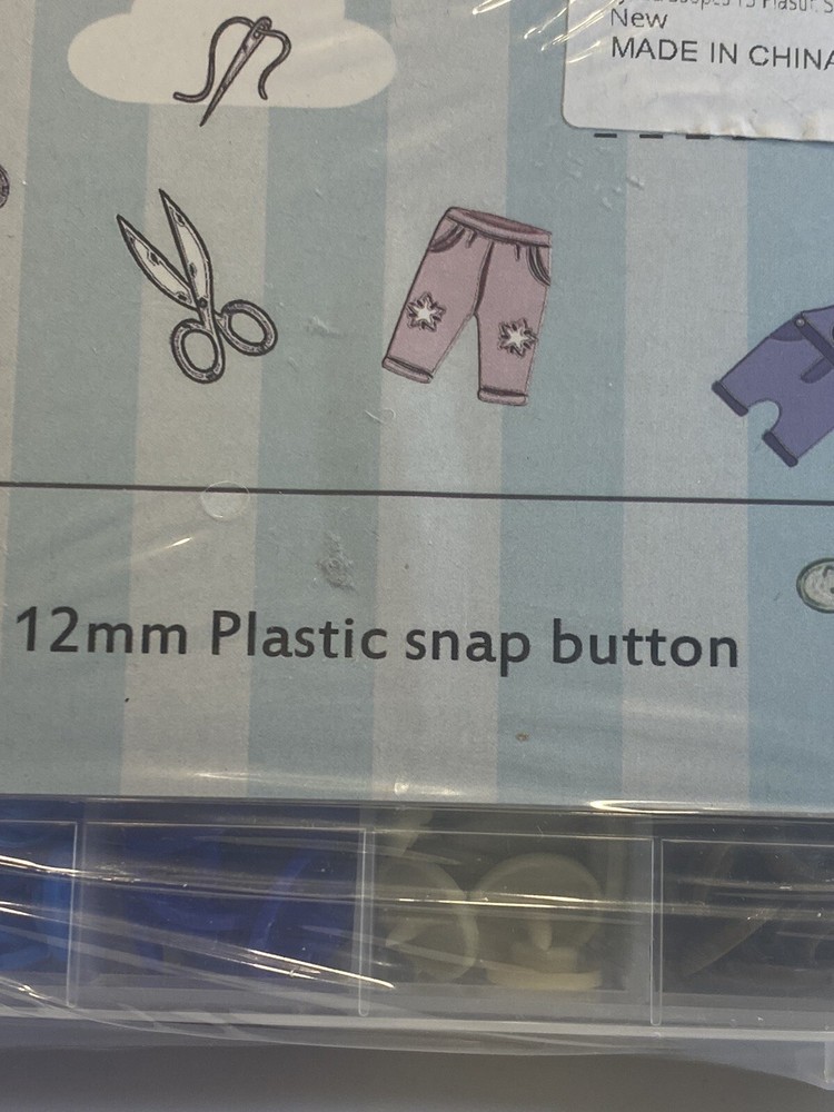 lynda 12 mm plastic snap button new 360 pieces