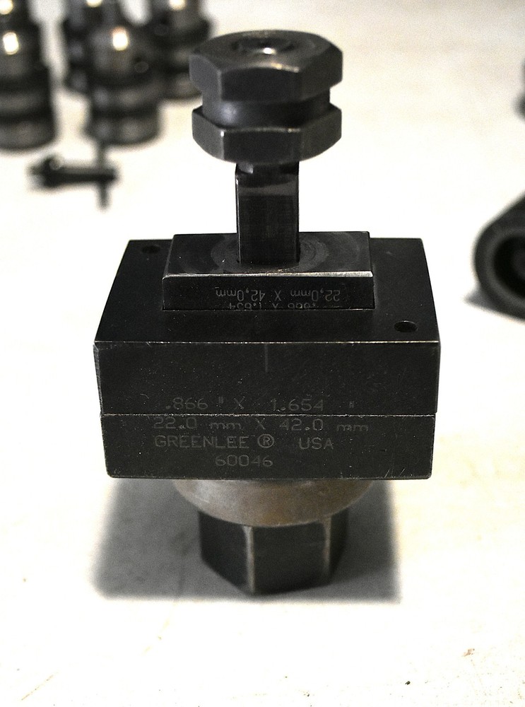 Greenlee rectangular punch knockout .866" x 1.654" rectangle 60046 Made in USA