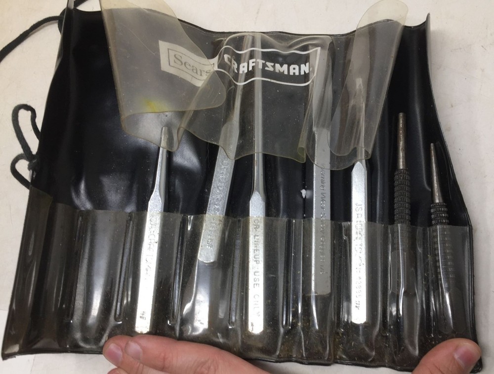 Sears Craftsman punch and chisel set, model number 4303