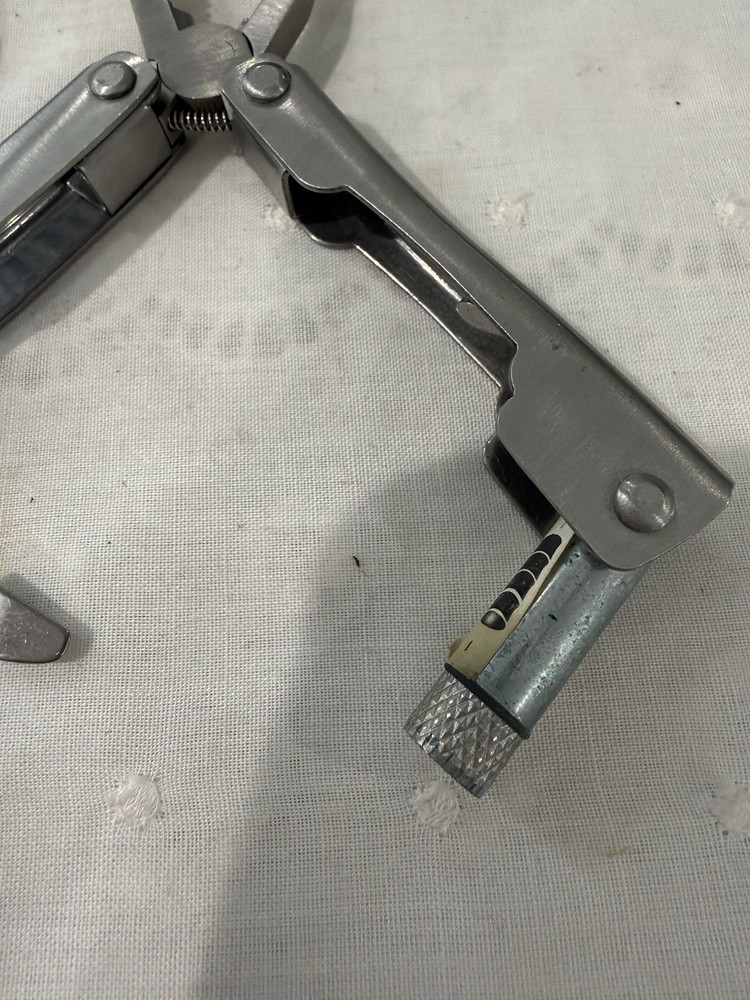 Multi Use Pocket Tool with Case & Light for Outdoor Use