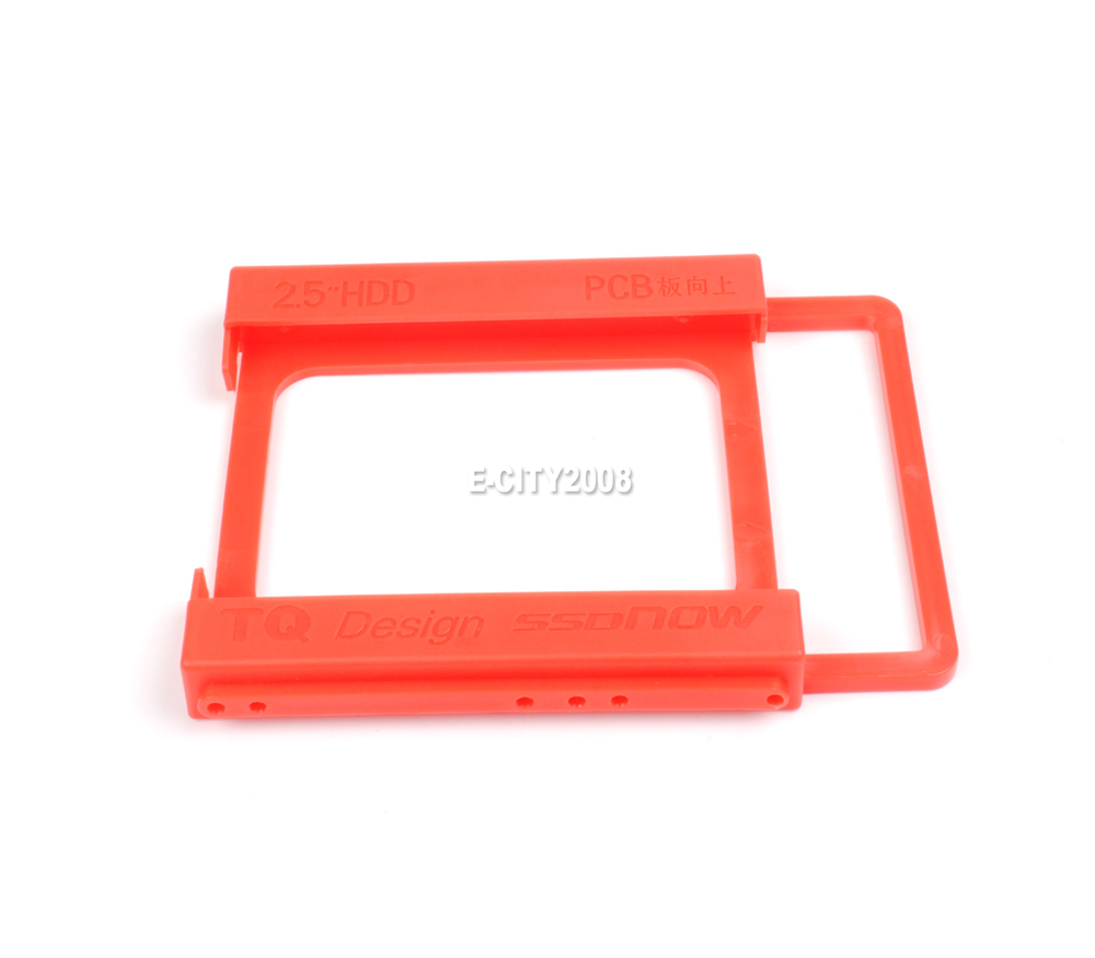 100Pcs 2.5" to 3.5" Adapter Bracket SSD HDD Notebook Mounting Tray Caddy Bay