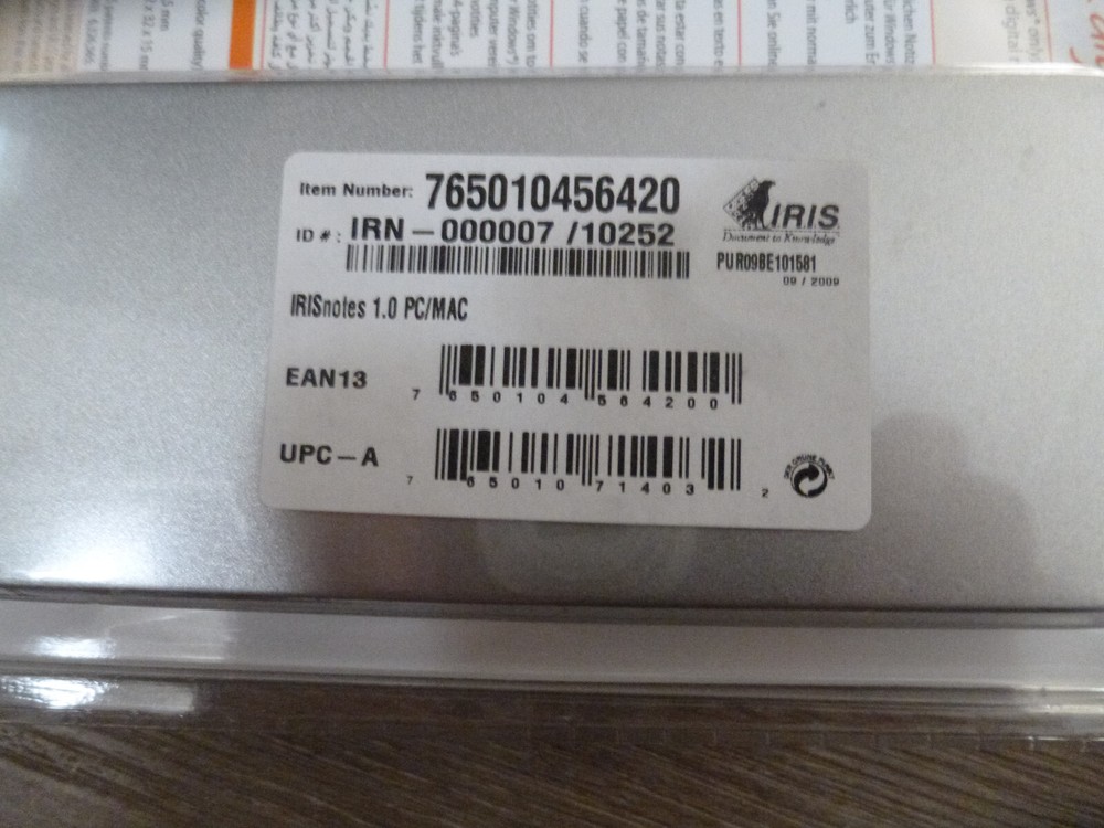 New IrisNotes 1.0 Digital Pen And Mobile Notes Taker USB Iris Notes