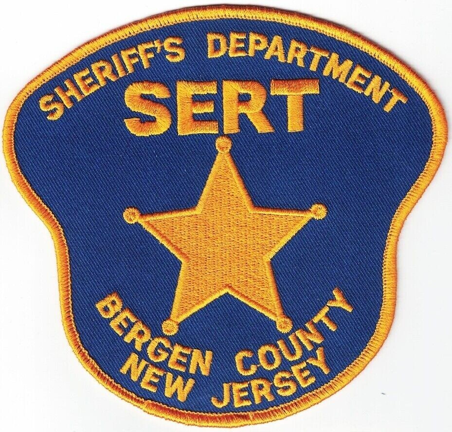 Bergen County NJ SERT patch shipped from Australia