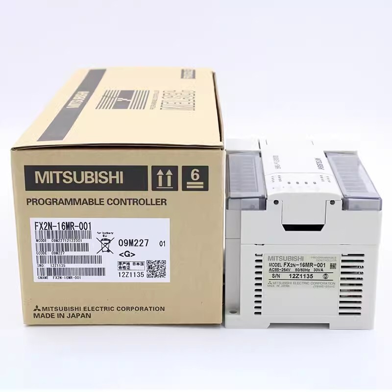 1pcs Mitsubishi PLC FX2N-16MR-001 Programmable Controller
