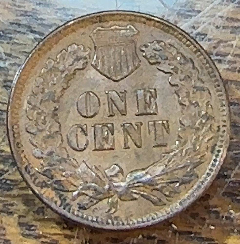 1903 Indian Cent Nice Original AU/Unc. Sharp Full Diamonds CHRC