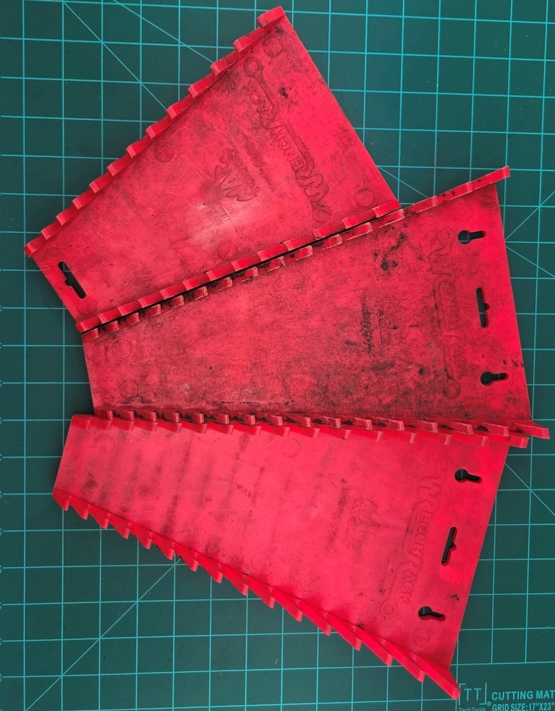 Mac Tools Wrench Rack Organizer 3 piece Lot SET