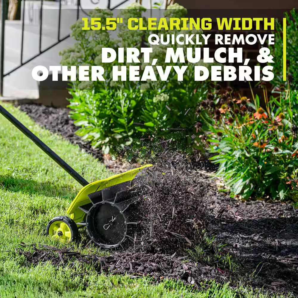 ONE+ HP 18V Brushless 15 In. Attachment Capable String Trimmer & Rubber Sweeper